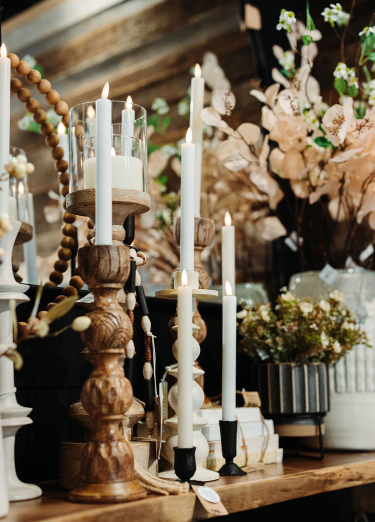 Battery Candles and Candle Holders