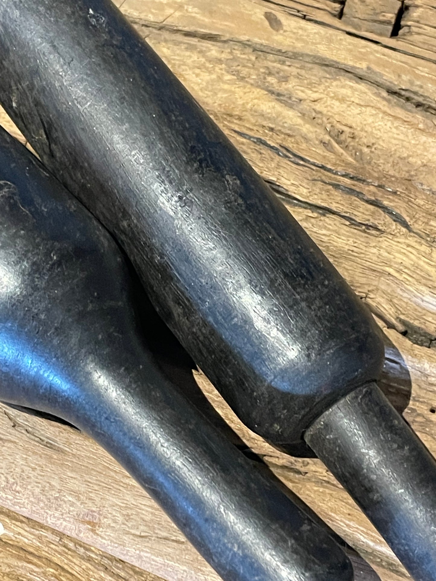 Black Hand-Carved Rolling Pins, w styles