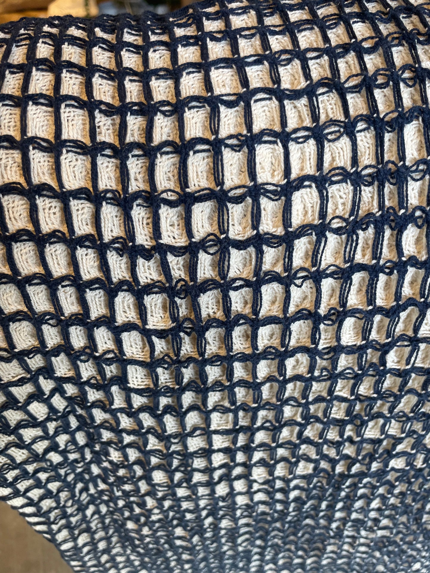 Cotton Waffle Weave Throw