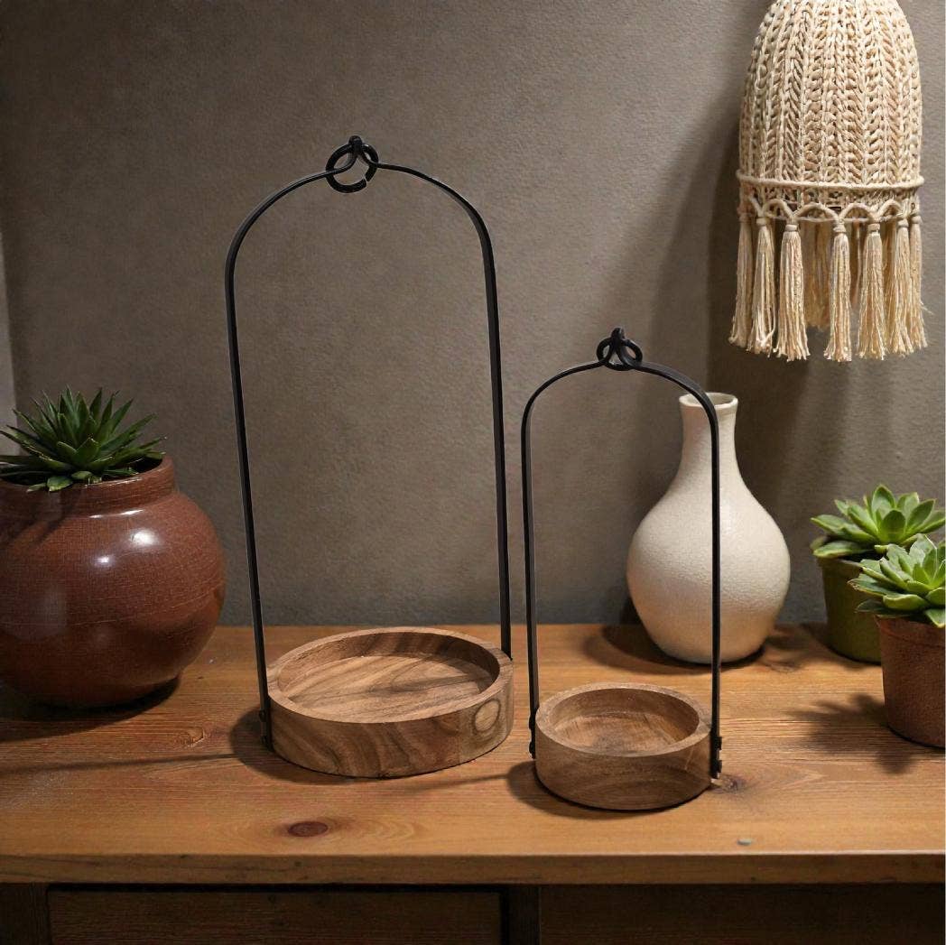 Droplet Loop Lanterns-L - 6x6x14in S - 4x4x10in