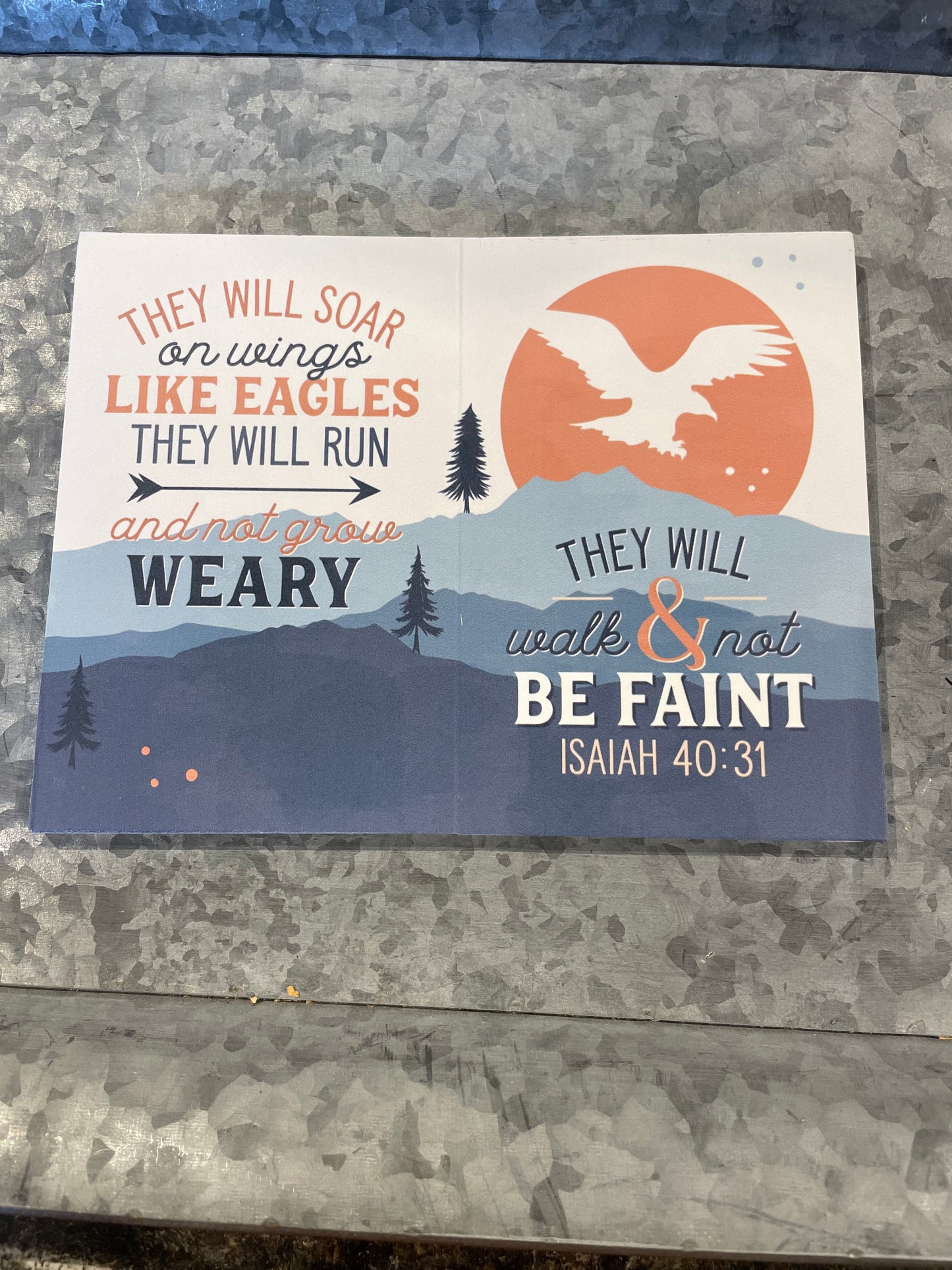 Those Who Hope in the Lord Keepsake Card