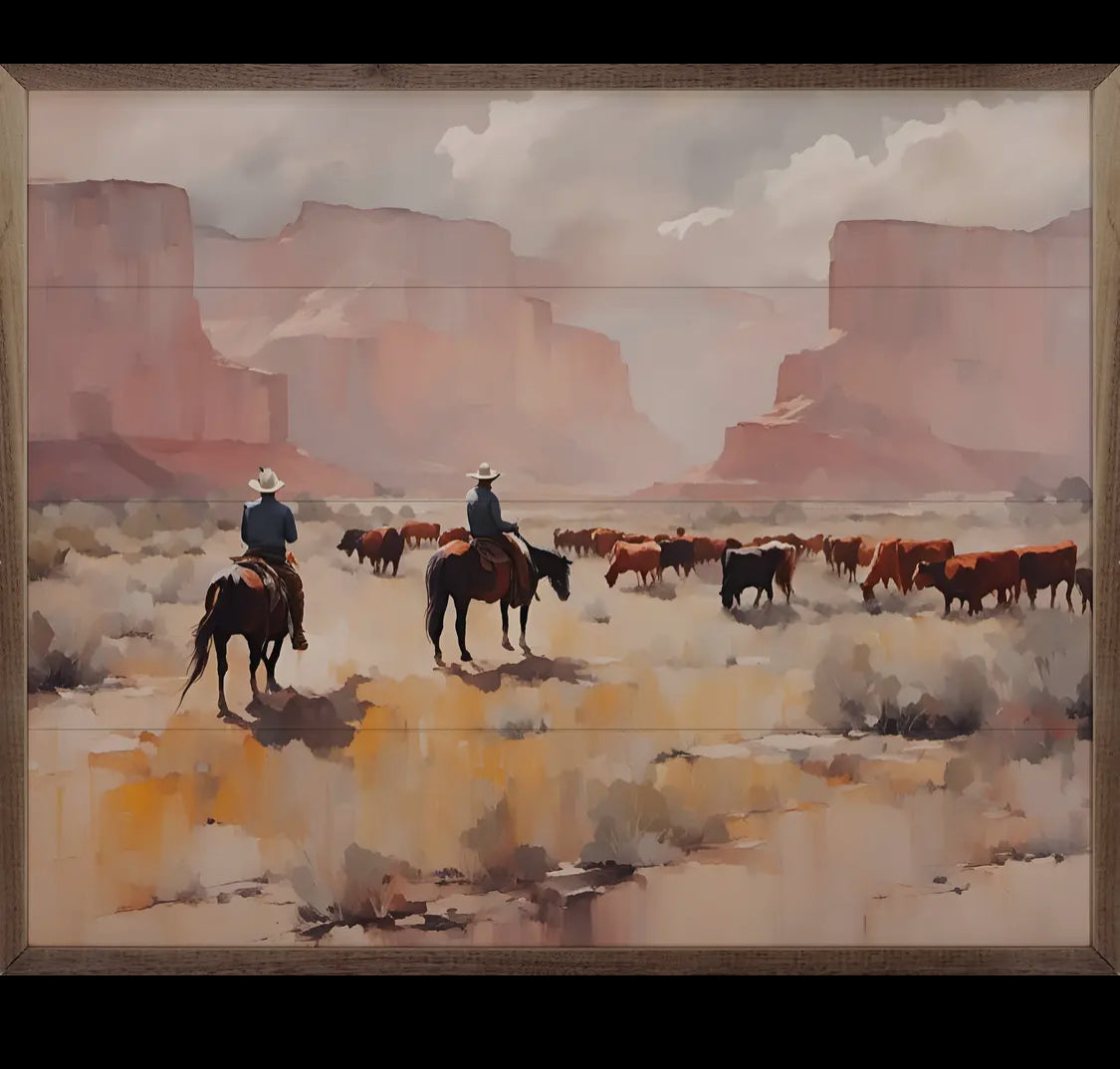 Grand Canyon Cattle Moving