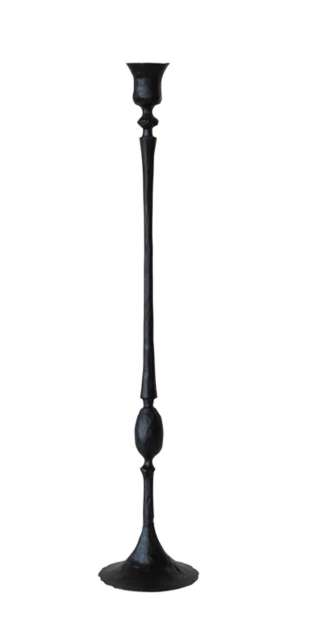 Hand-Forged Cast Iron Taper Holder