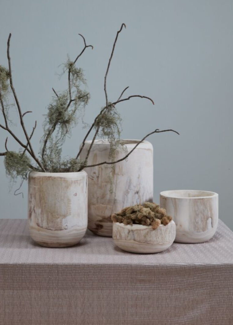 Elmwood Collection Planter-Wood