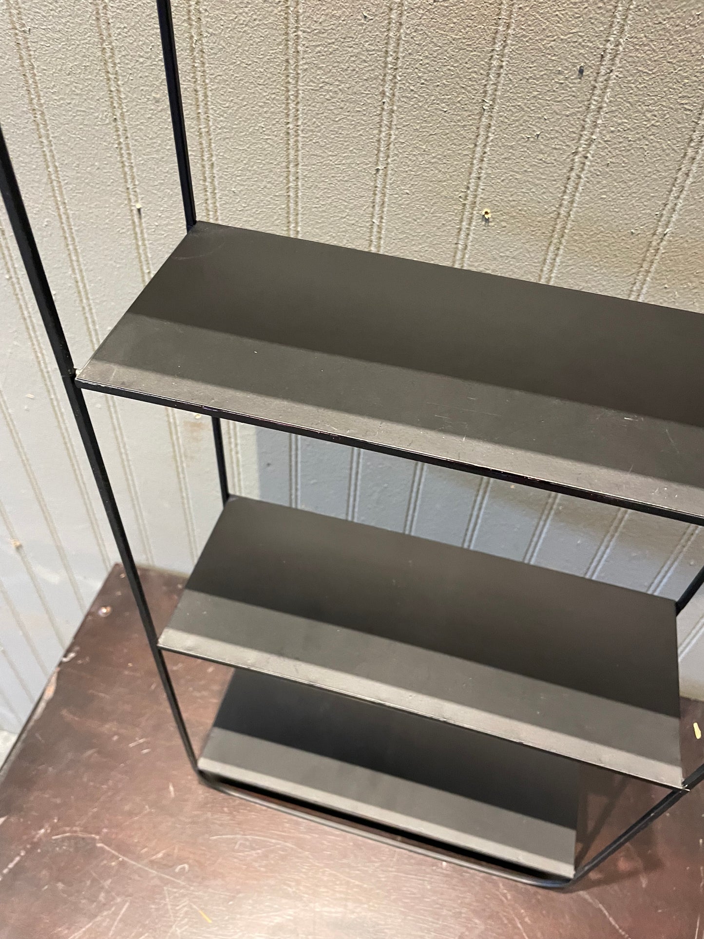 Black Metal 4 Shelf