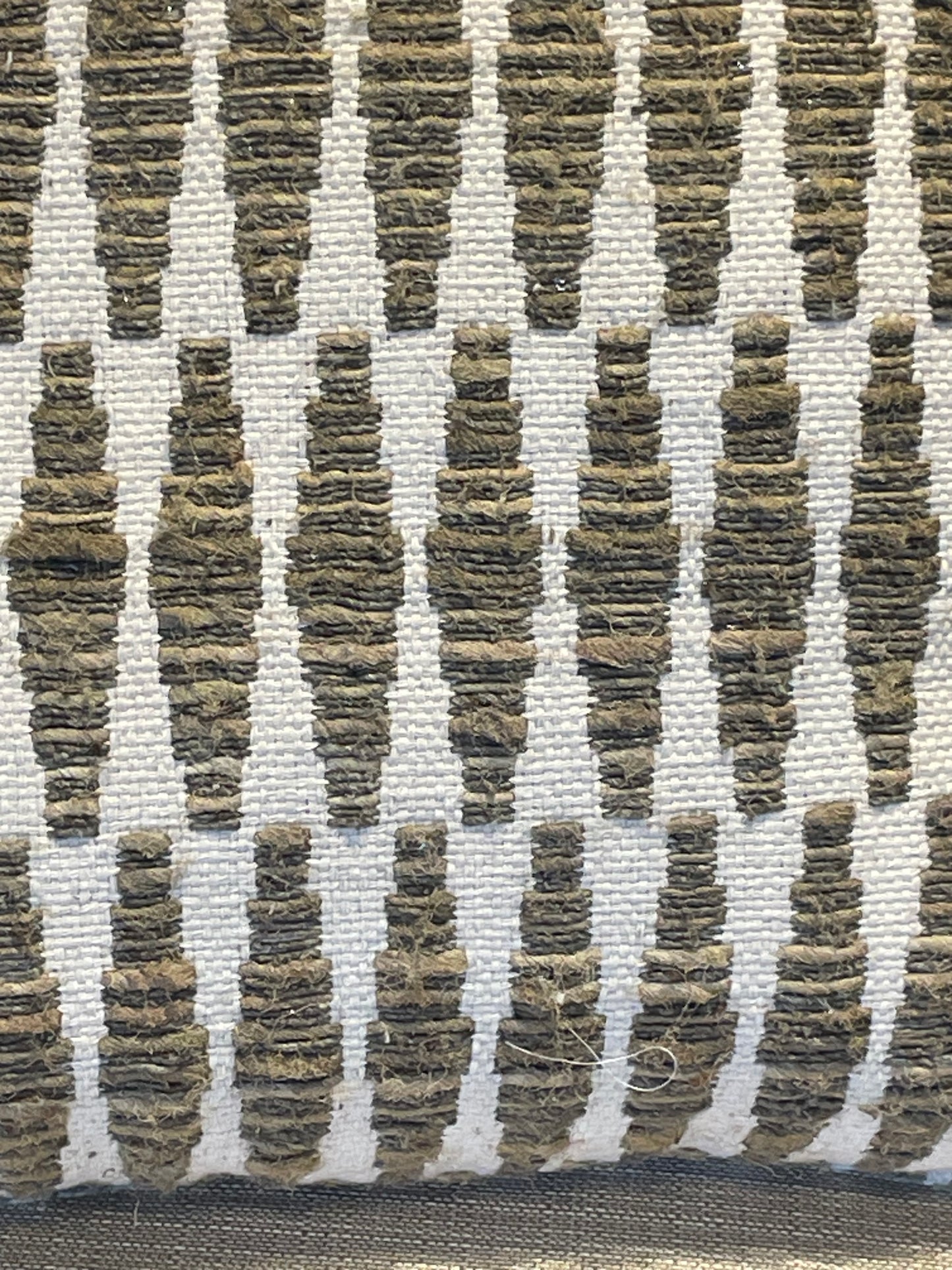 20” Square Cotton Pillow w/Chambray Back