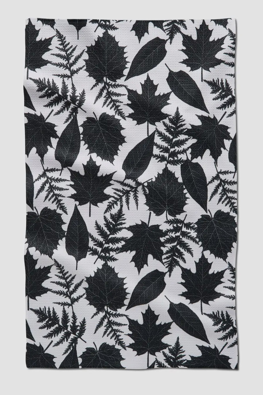 Spooky Leaves Tea Towel