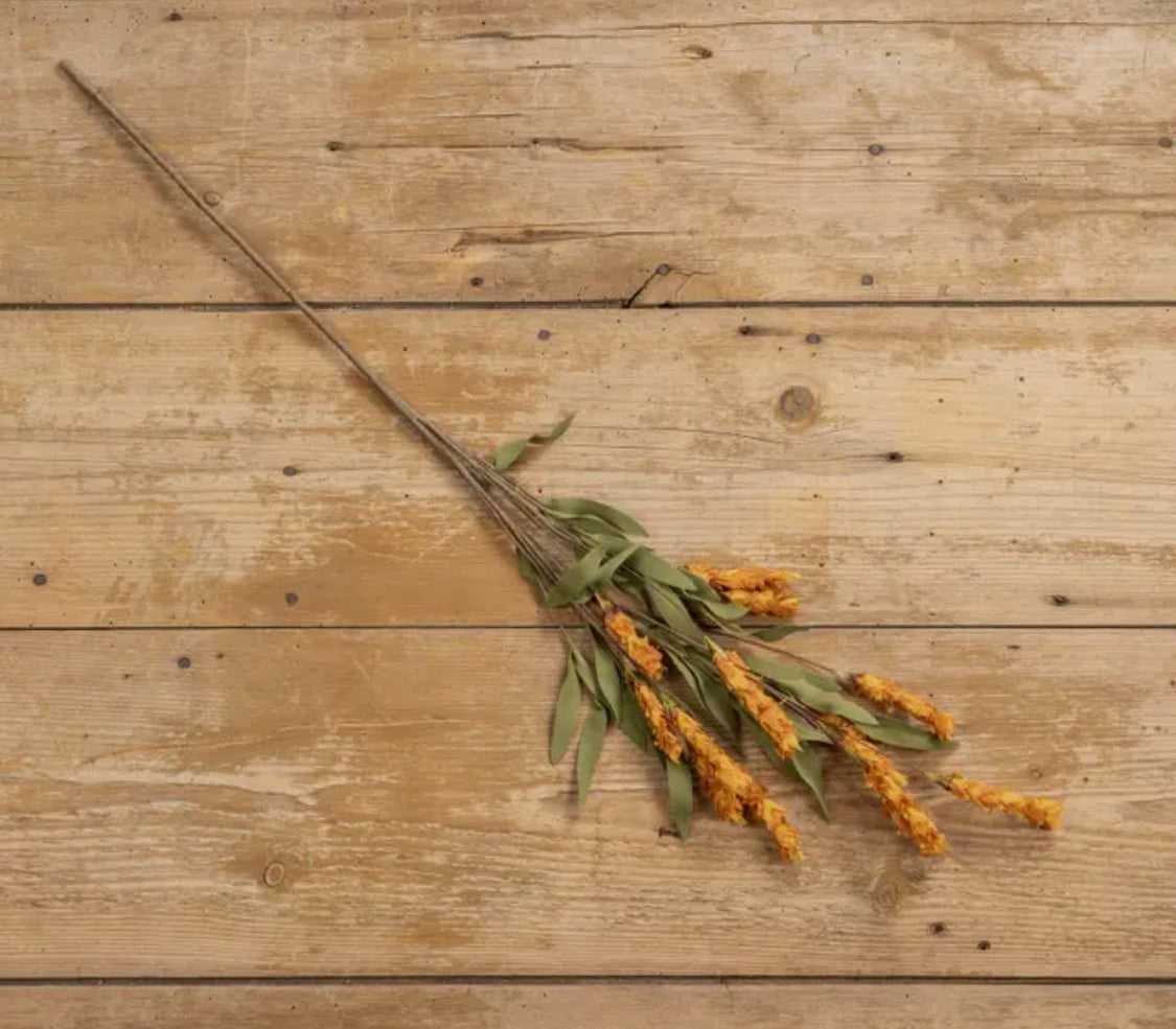 33” Orange Lavender Stem