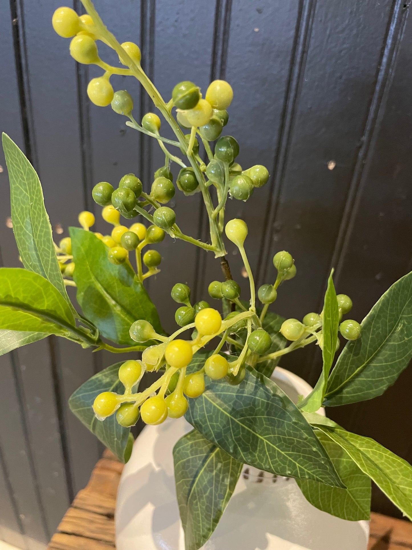 Seed Berry & Foliage Pick, 16”