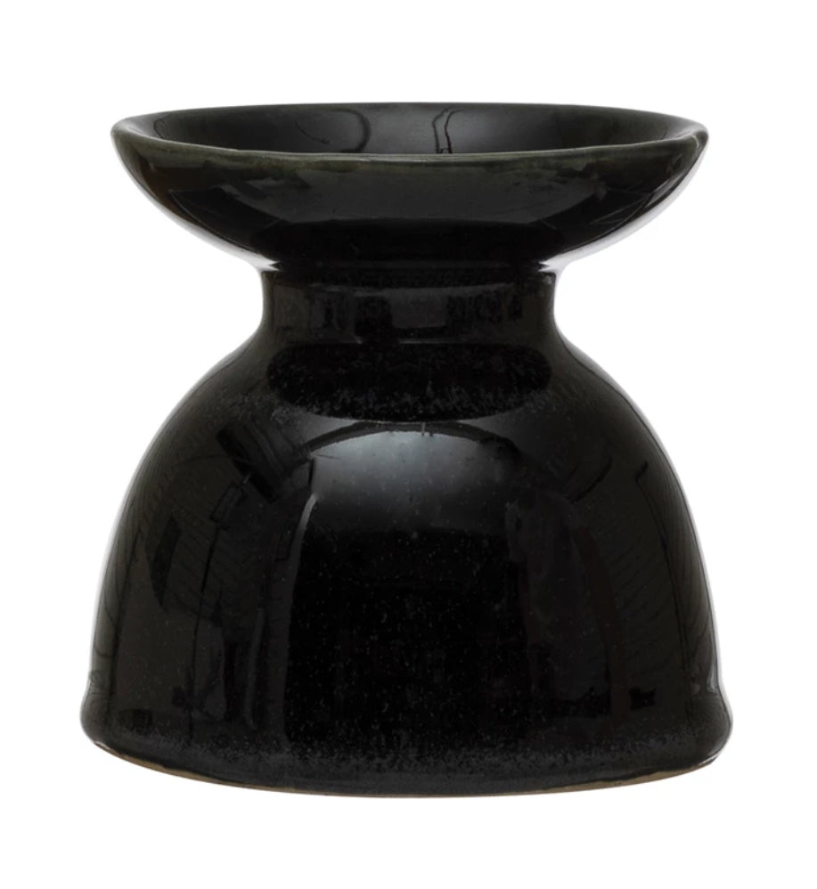 Stoneware Pillar/Taper Candle Holder
