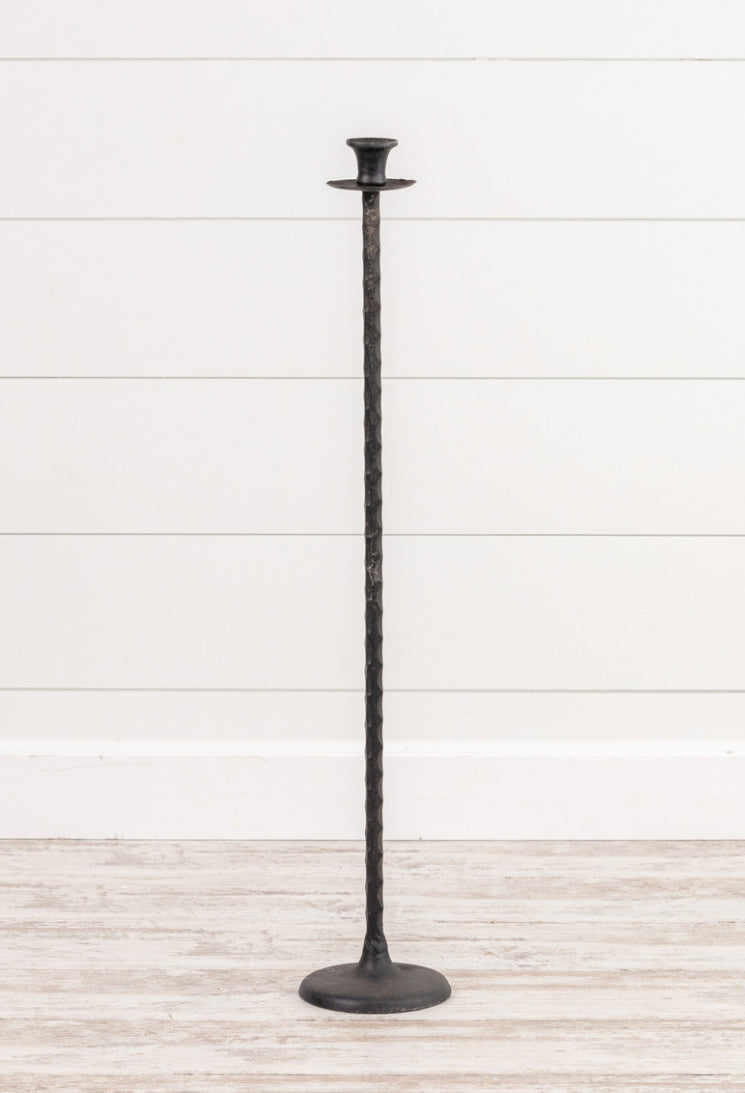 32.5” Metal Taper Candlestick
