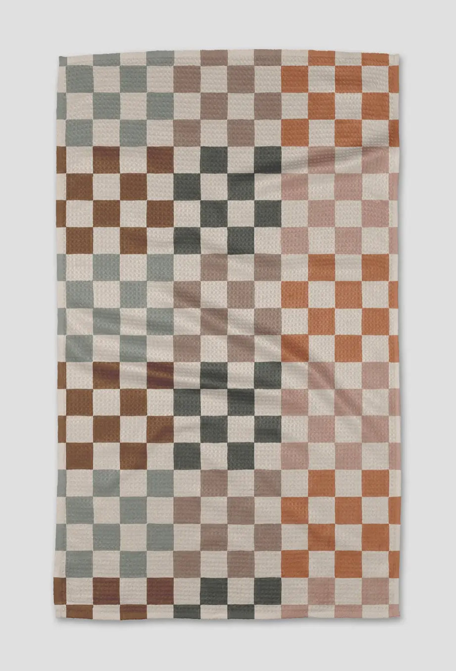 Autumn Checkers Tea Towel