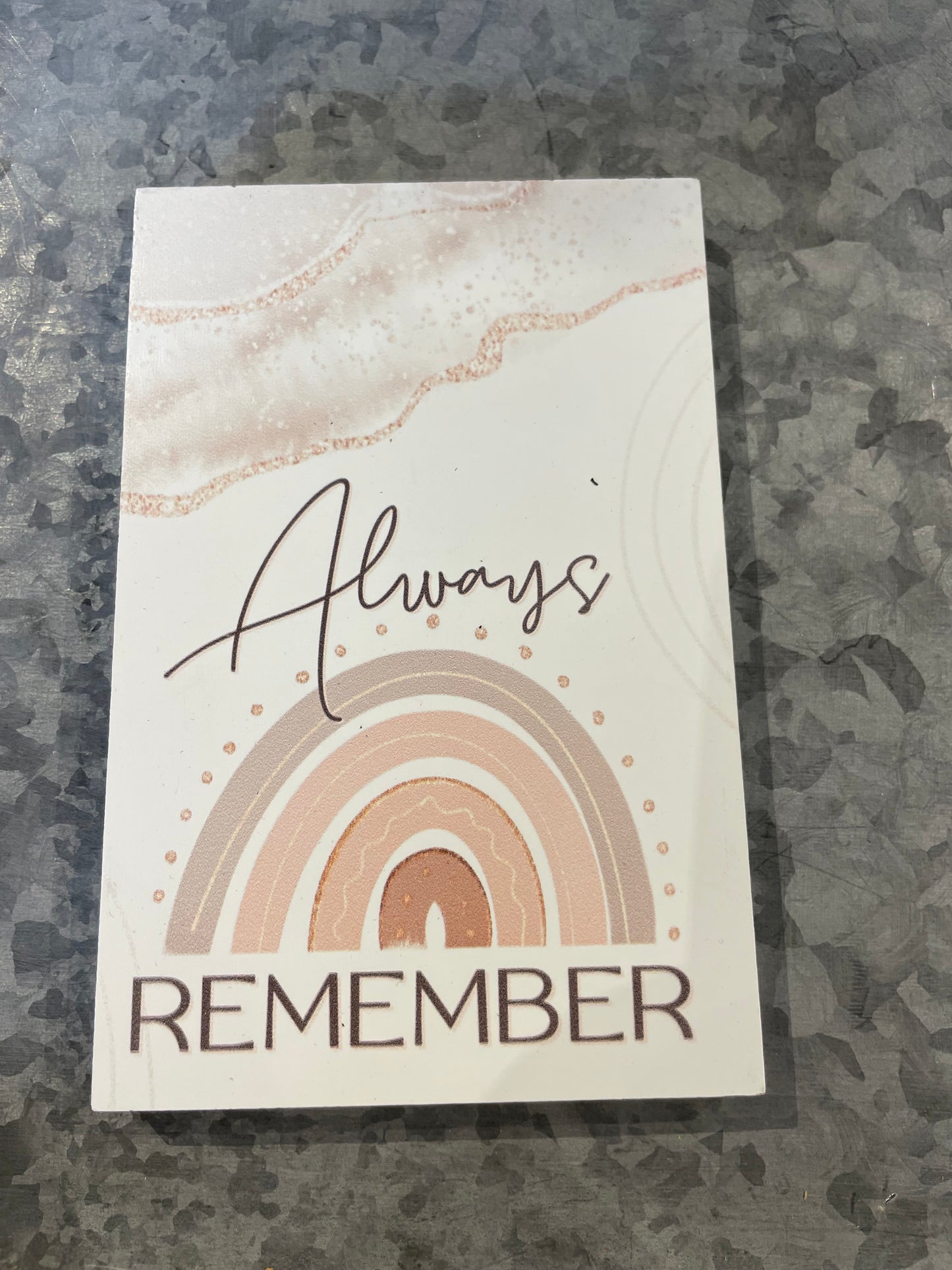 Always Remember Keepsake Card
