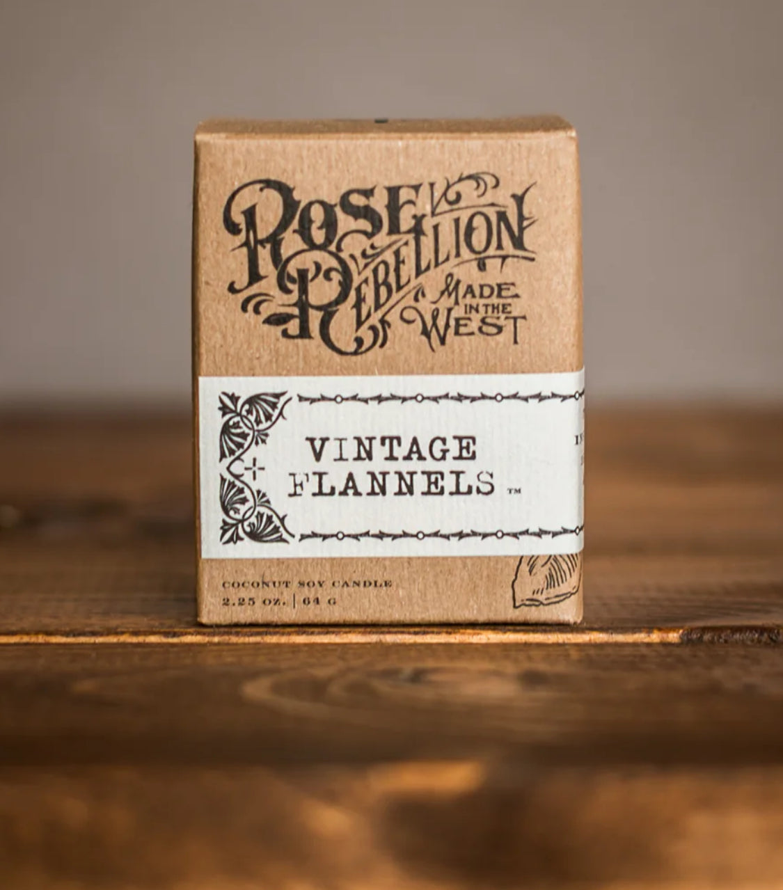 Vintage Flannel Candle 2 oz.-Drifter