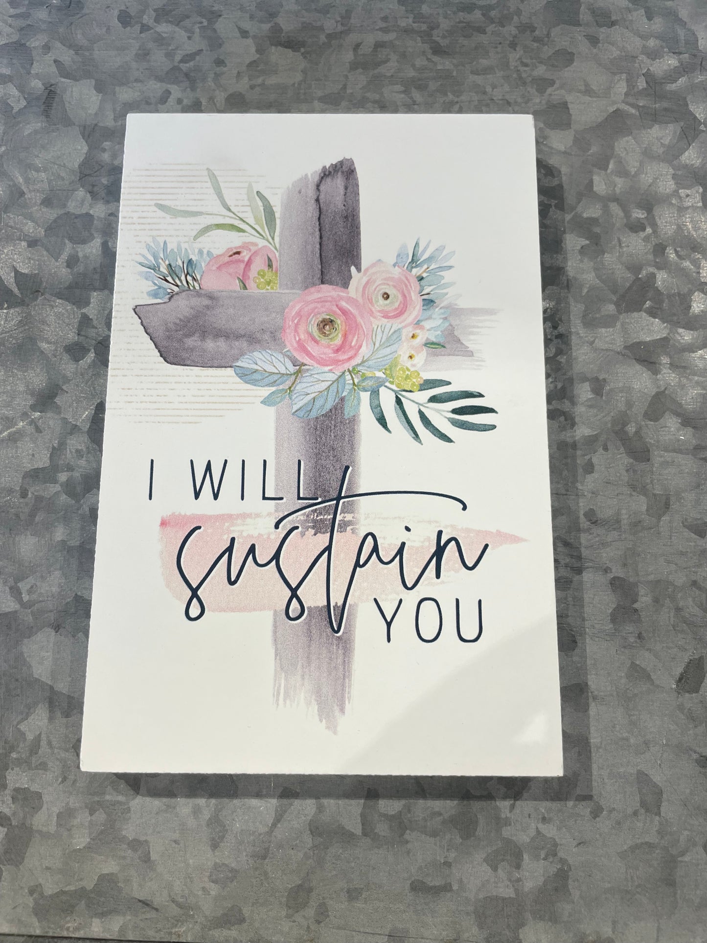 I will sustain you Keepsake Card