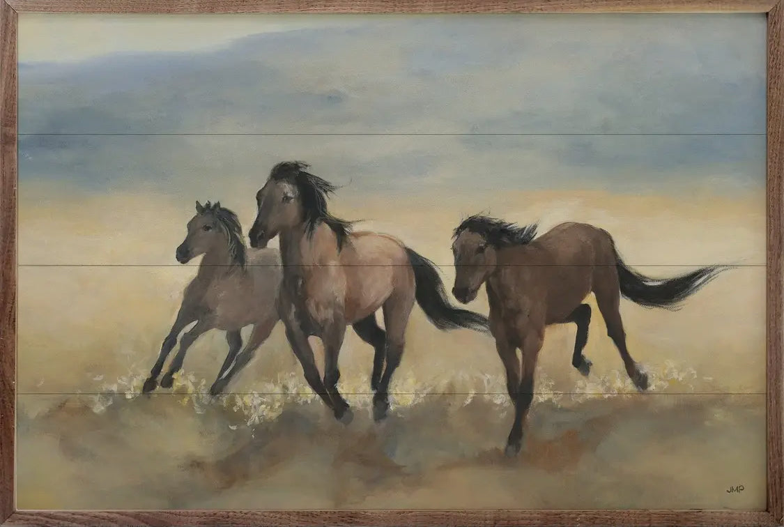 16”x10” Wild Mustangs