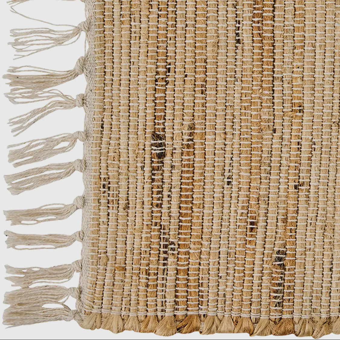 36”L Wheat Fields Jute Table Runner