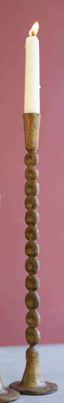 Antique Brass Taper Candle Holder