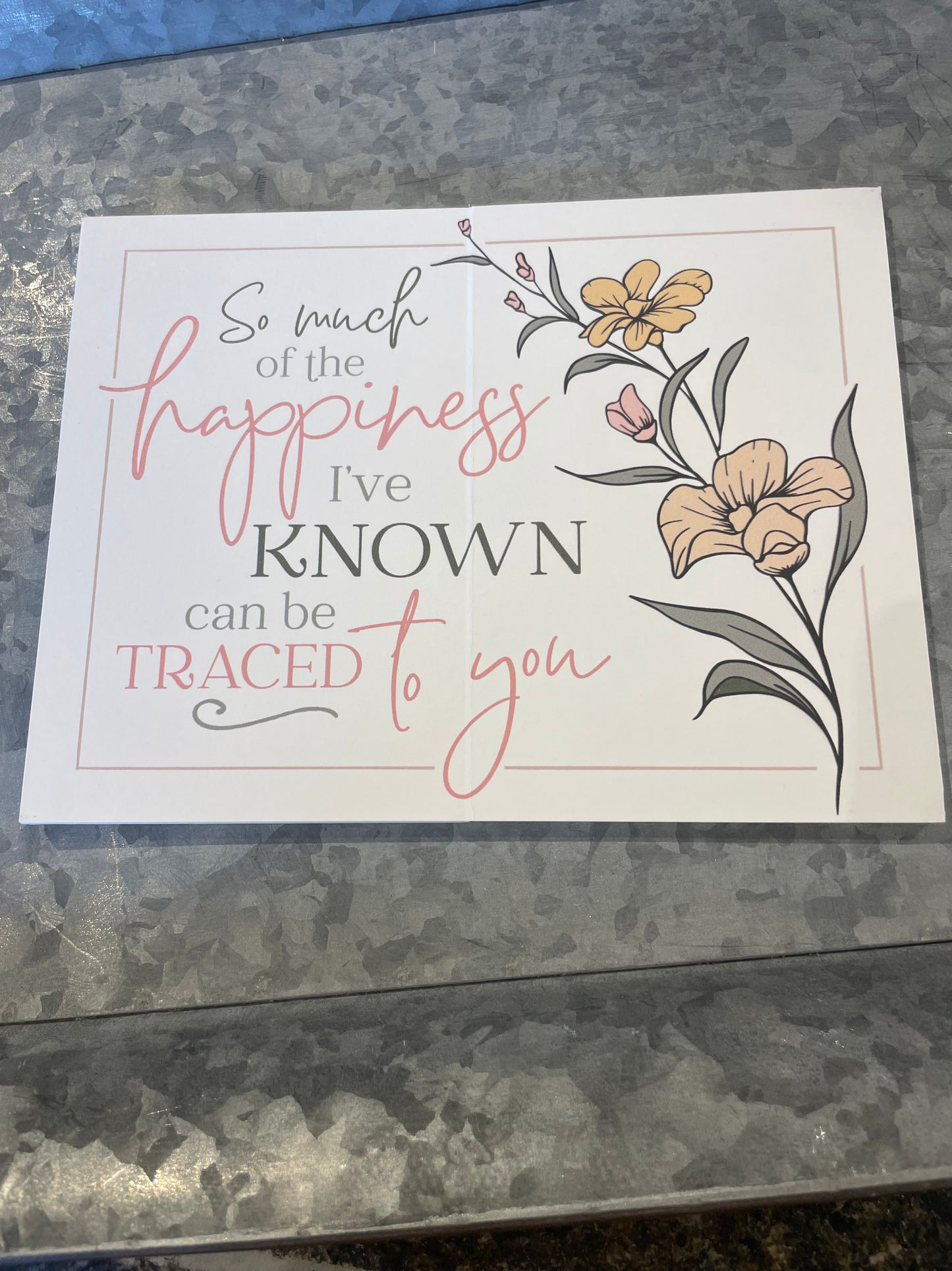 A Mother’s Love Keepsake Card