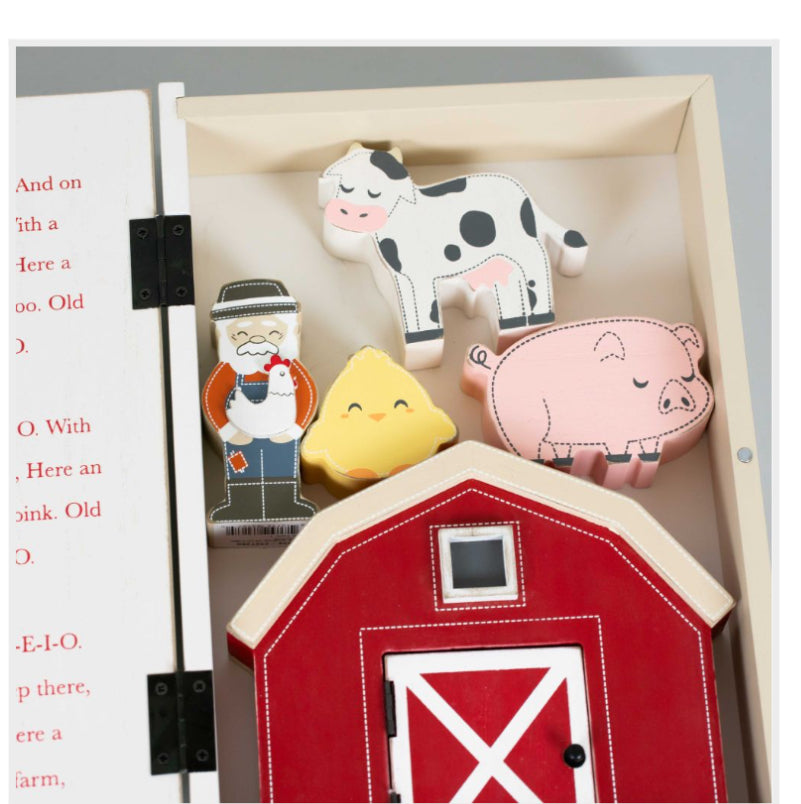 “Old Macdonald” Wood Story Book