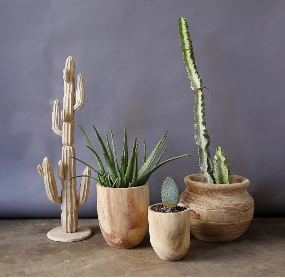 Paulownia Wood Pot