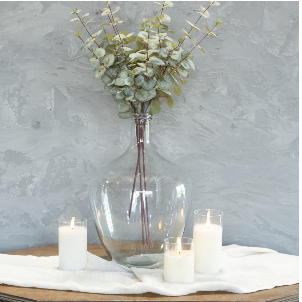 16” Clear Glass Bottle
