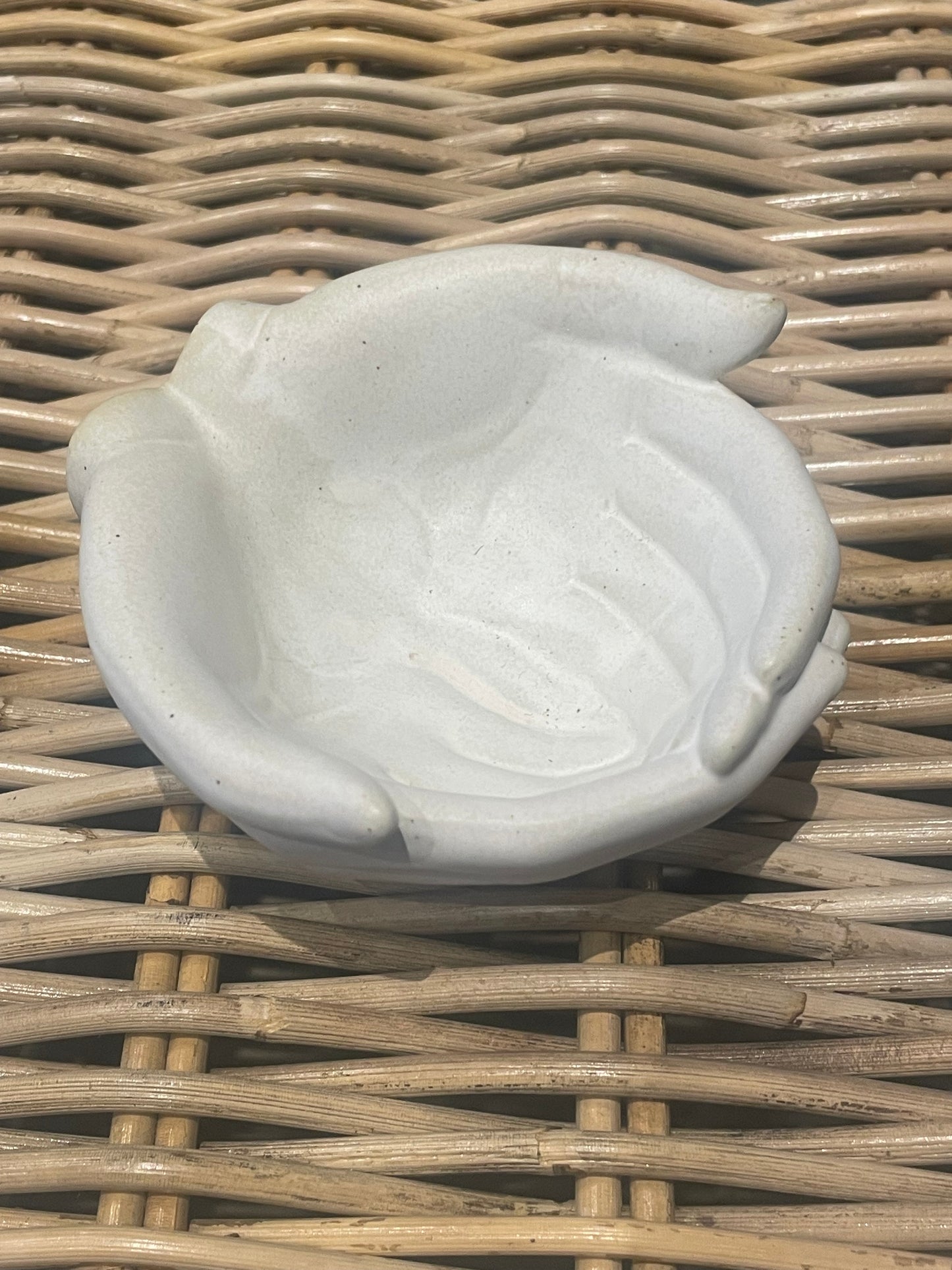 Stoneware Hands Bowl