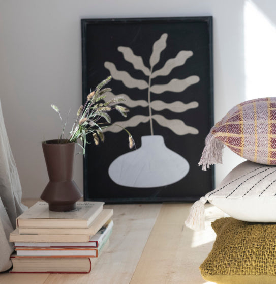 Eggplant Stoneware Vase