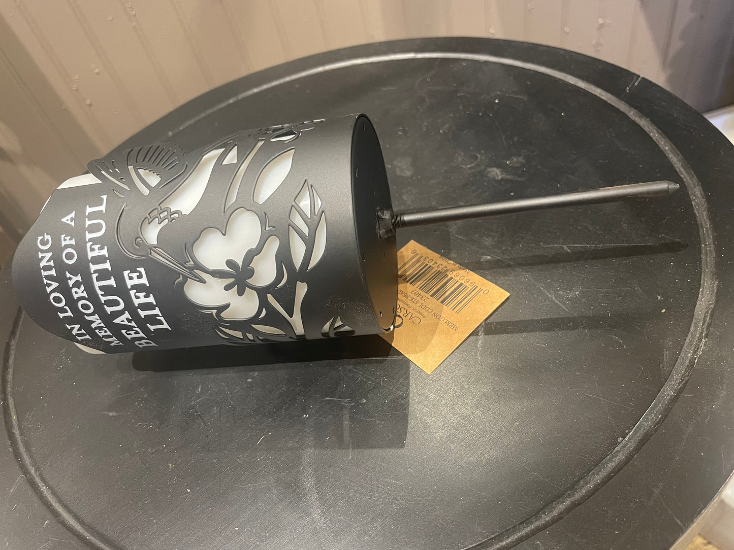 Beautiful Life Garden Stake w/Candle