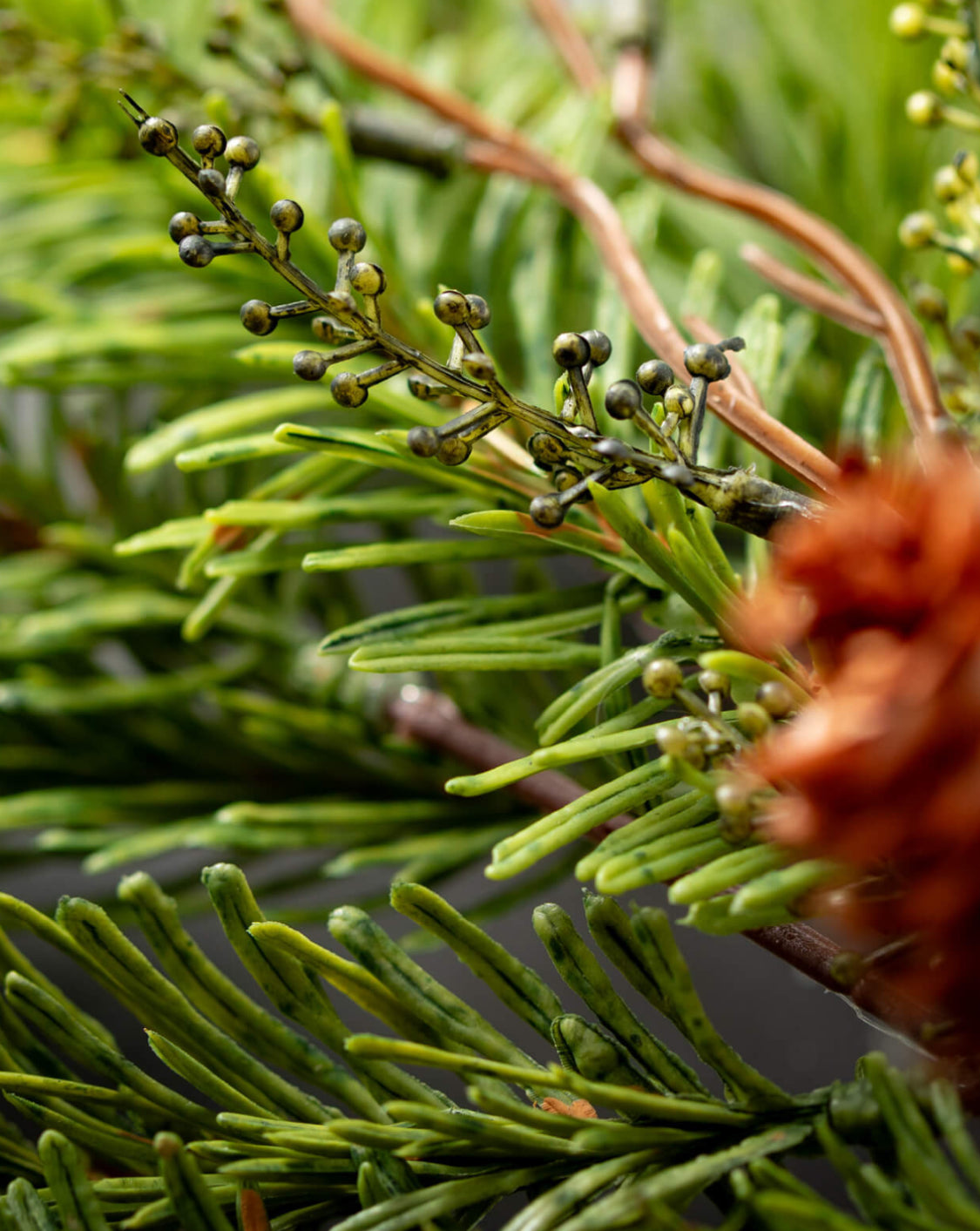 6.5” Soft Touch Pine Ring