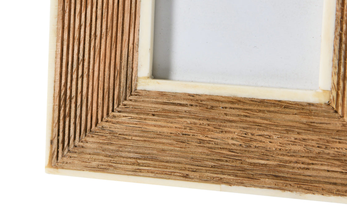 Mango Wood & Bone Frame