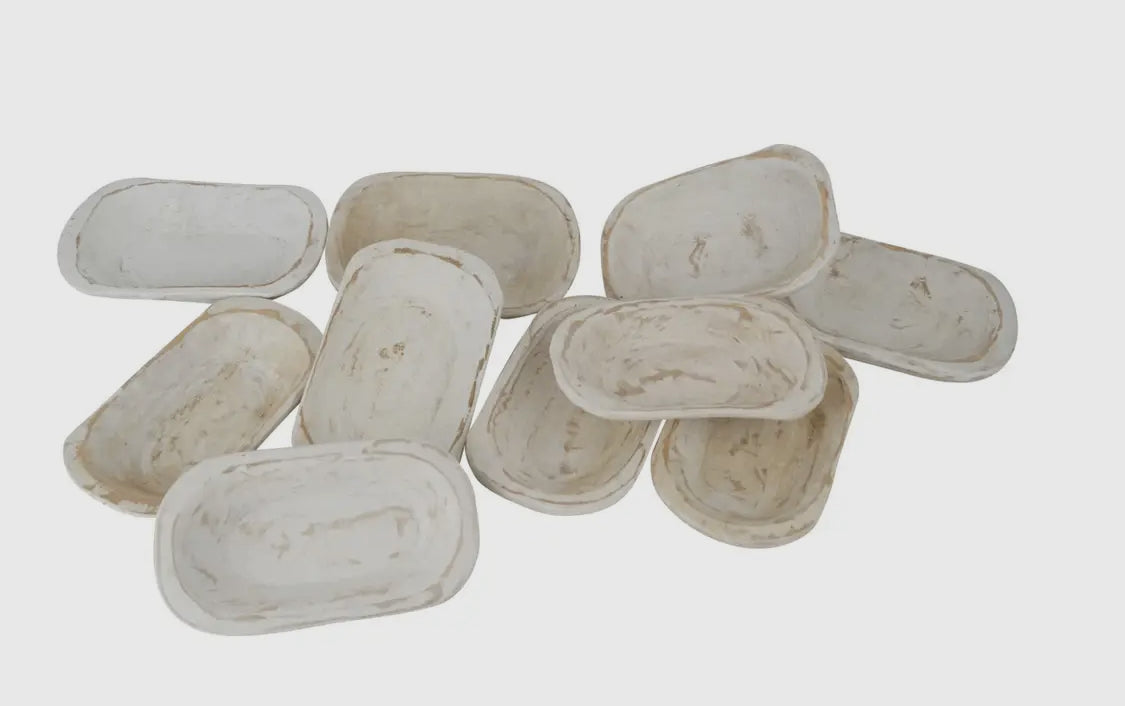 White Mini Dough Bowl