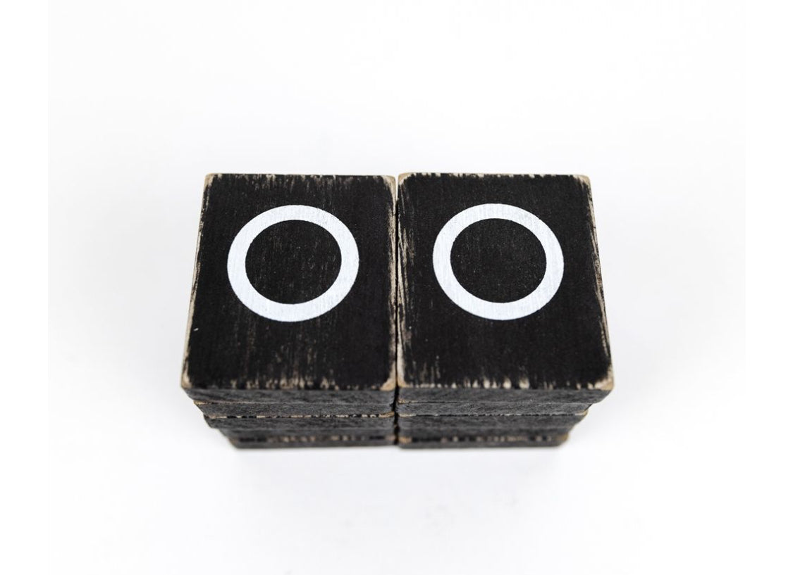 Letter Board Black Tile (O)