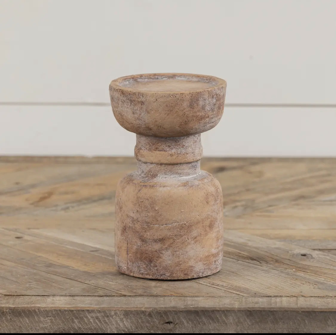 6.5” Terracotta Pillar Candle Holder