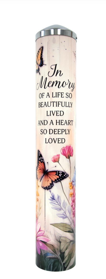 “In Memory” Memorial Pole With Stake