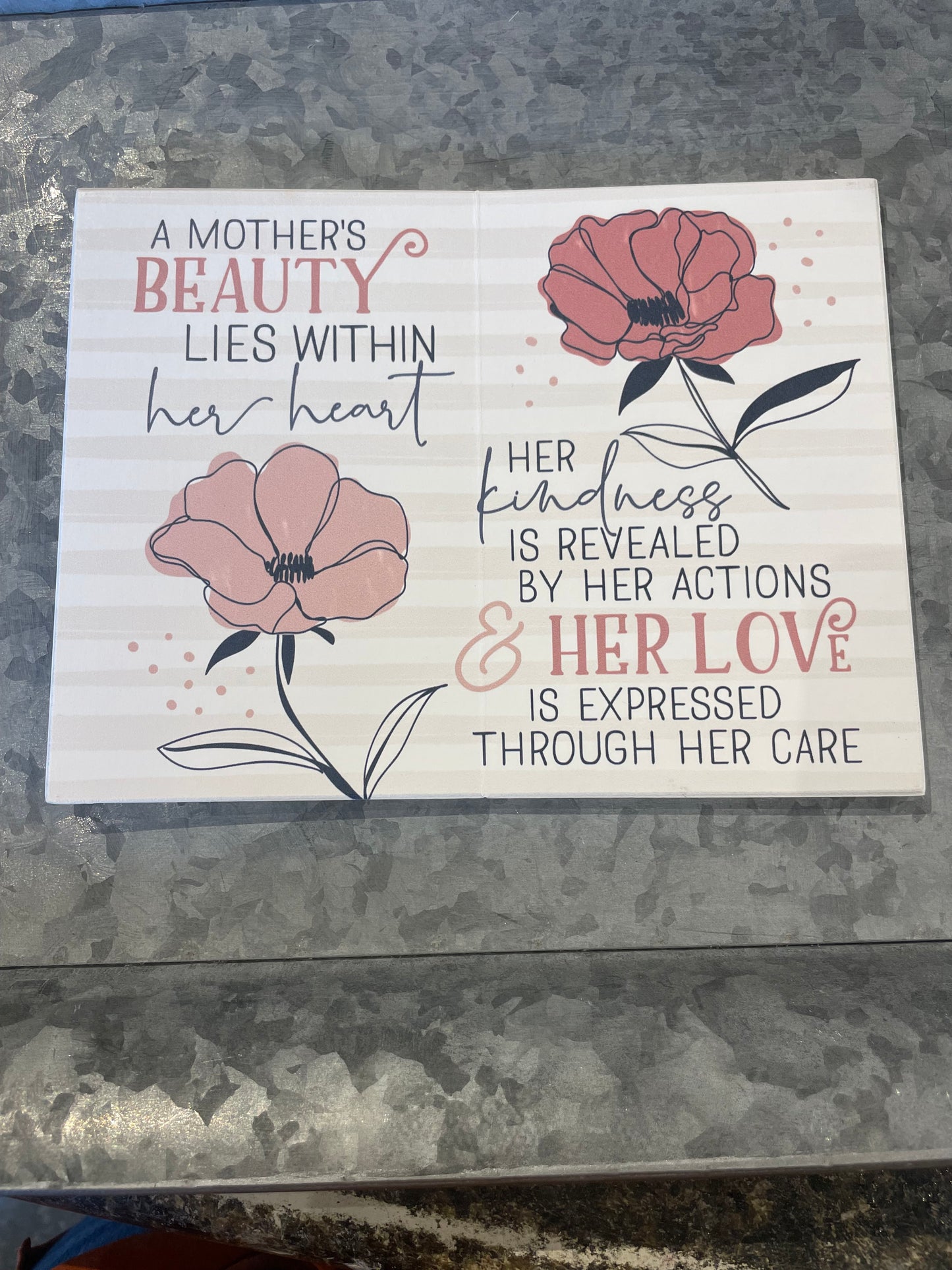 Beauty Kindness & Love Keepsake Card