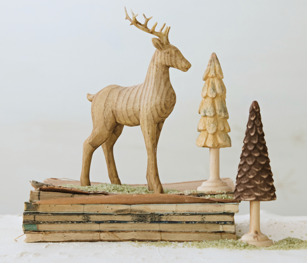 Carved Wood Tree