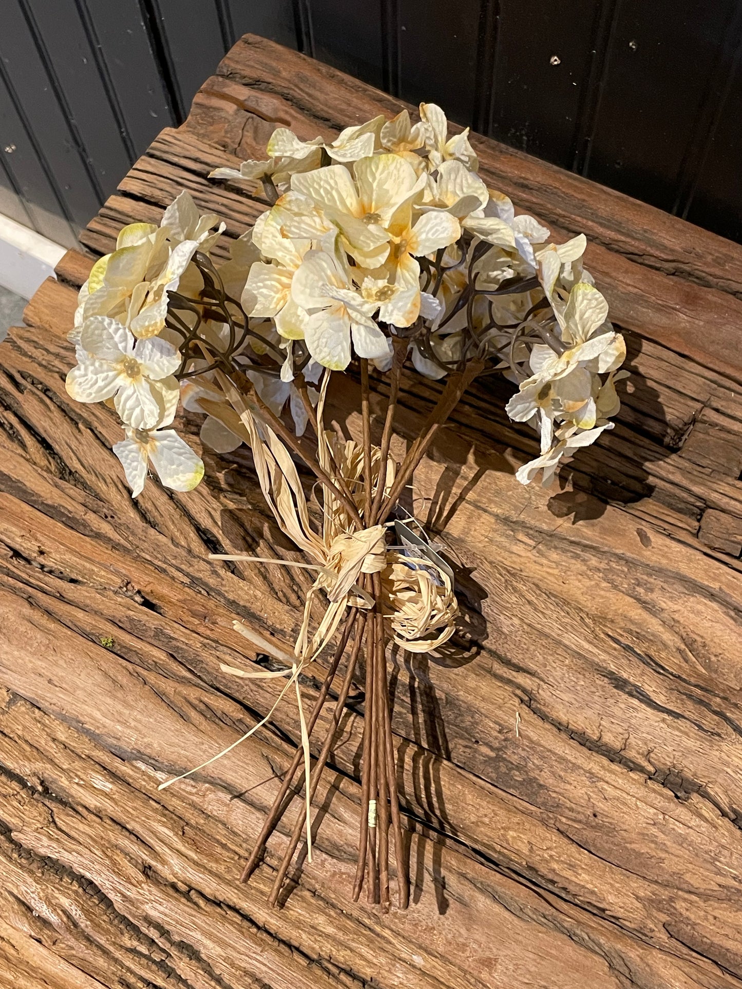 Hand-tied Cream Hydrangeas x6