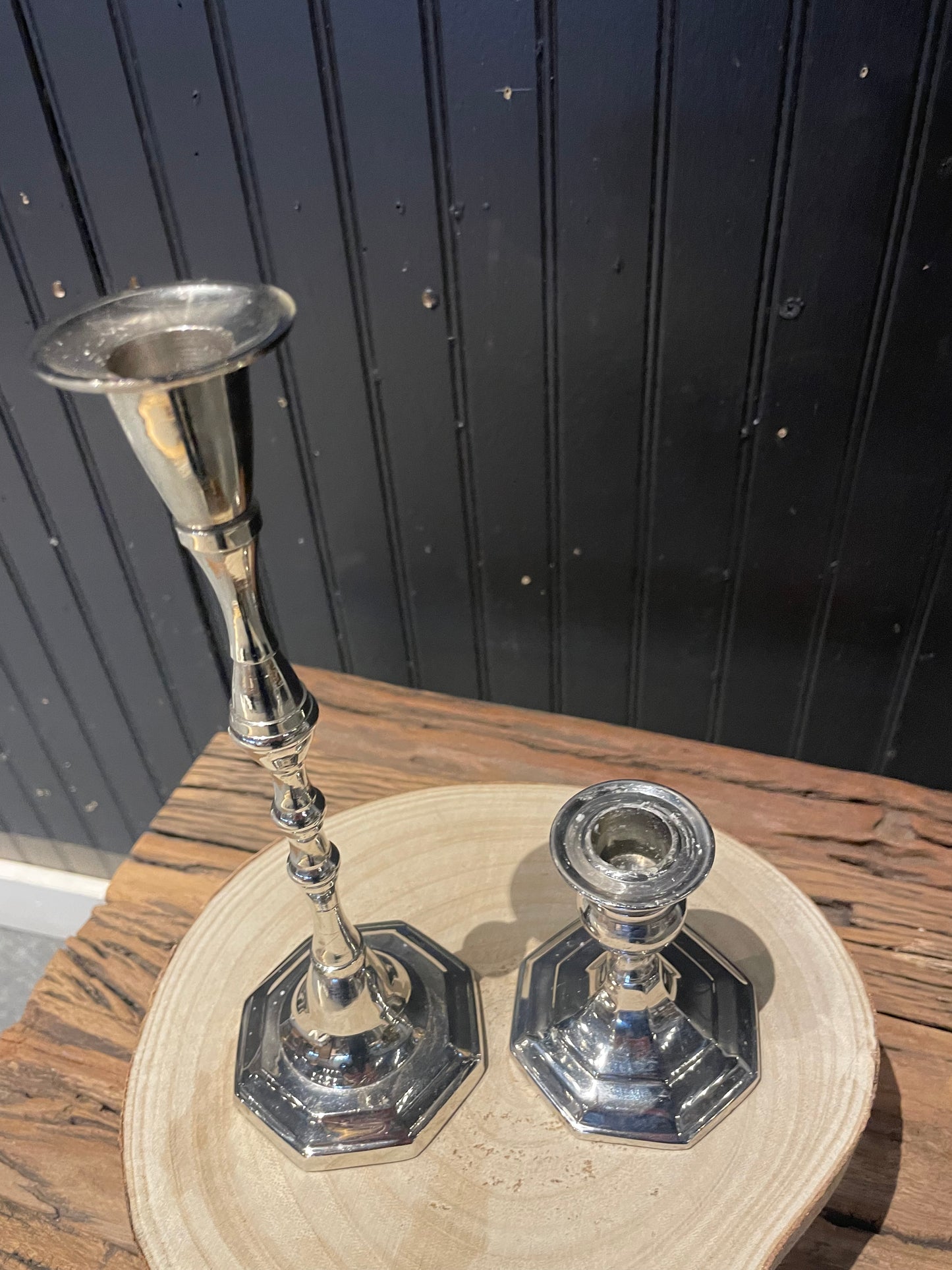 Antique Silver Candlestick-sm