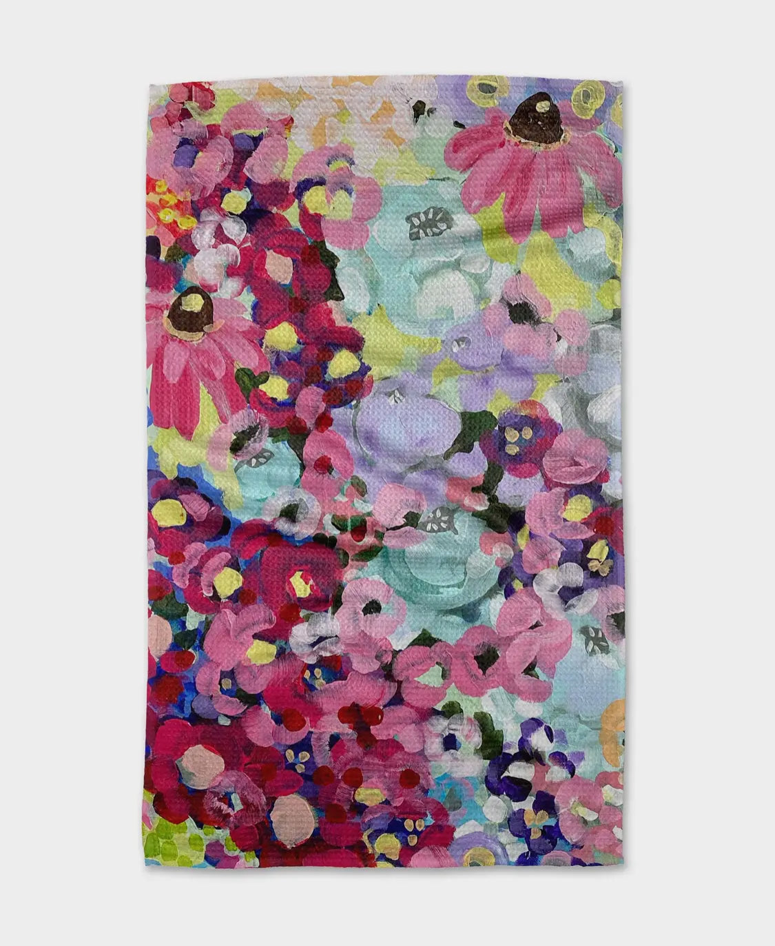 Pink Fields of Joy Tea Towel