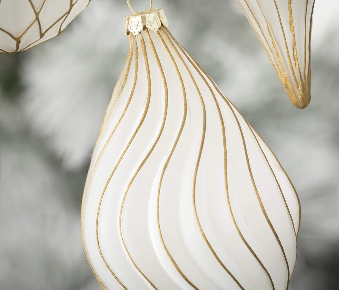 Mosaic Drop Ornament-3 Assorted
