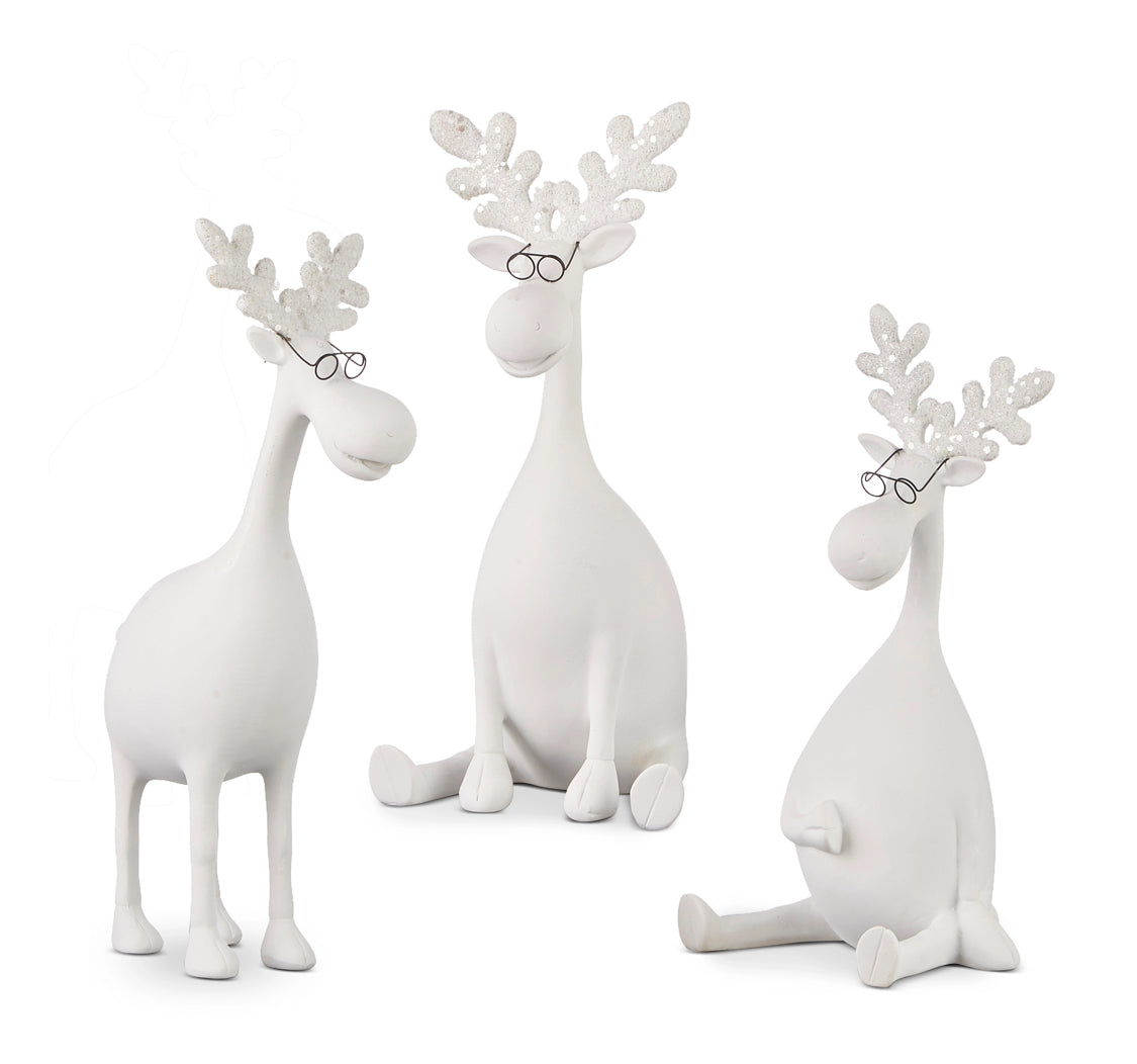 12” Moose w/ Glasses