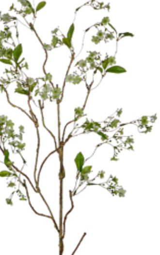 41” White Flowering Branch