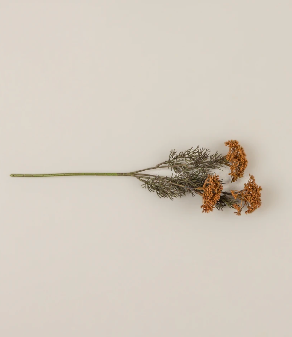 17”Orange Yarrow Pick