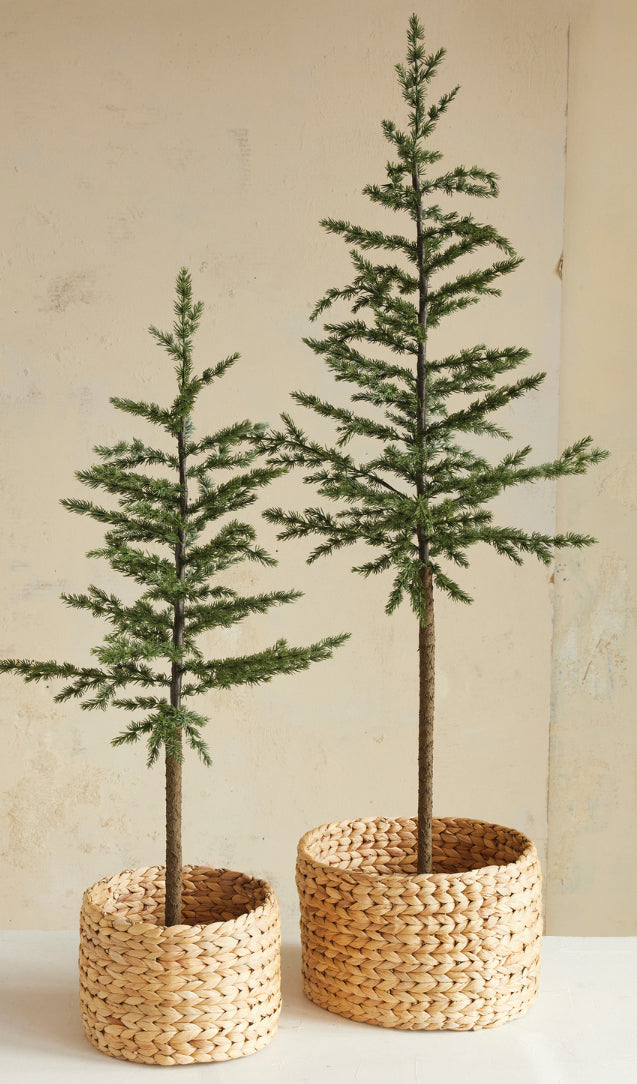 Hand-Woven Water Hyacinth Tree Color-Sm