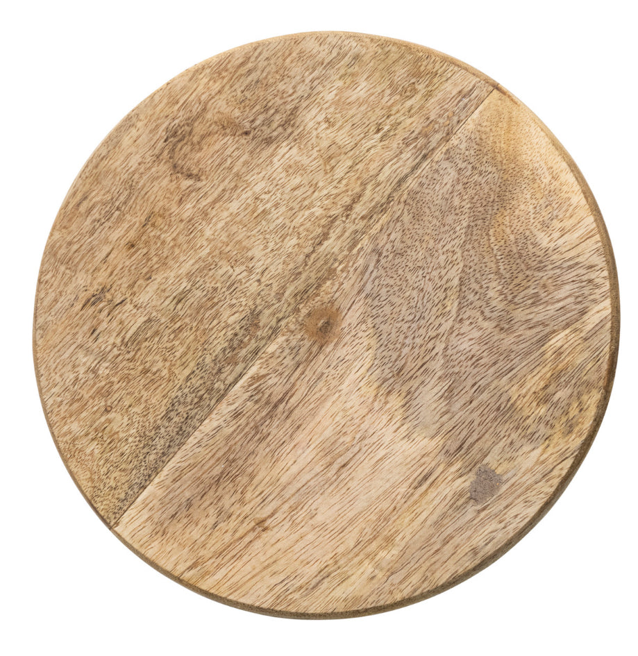 Hand-Carved Mango Wood Pedestal