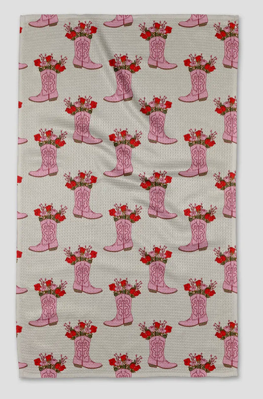 Cowgirl Boots Tea Towel