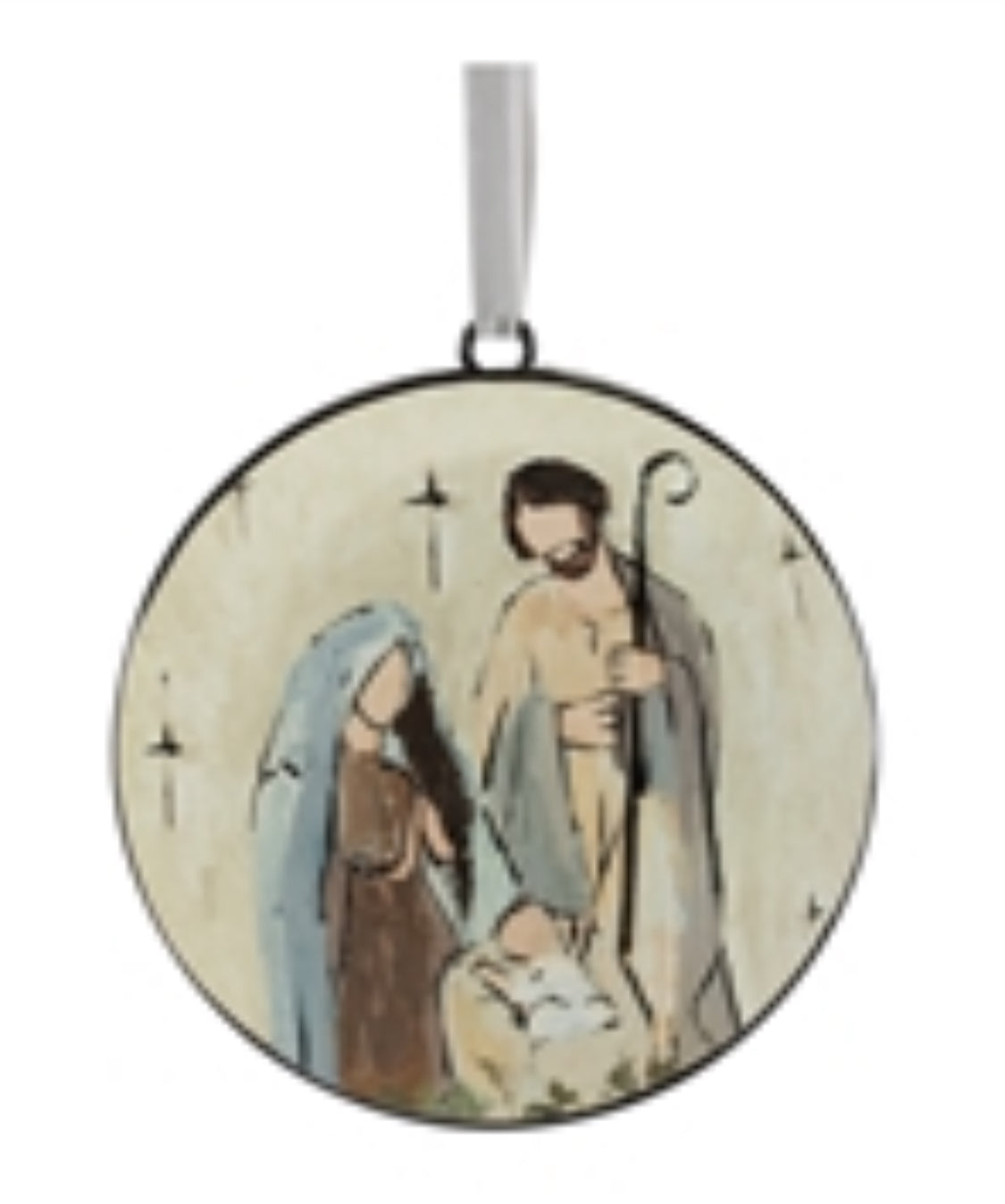 6” Holy Family Disc Ornament