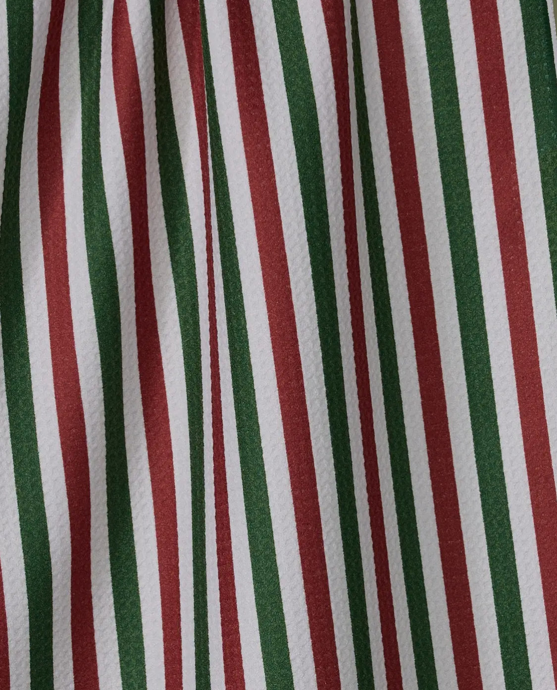 Ribbon Green Red Tea Towel