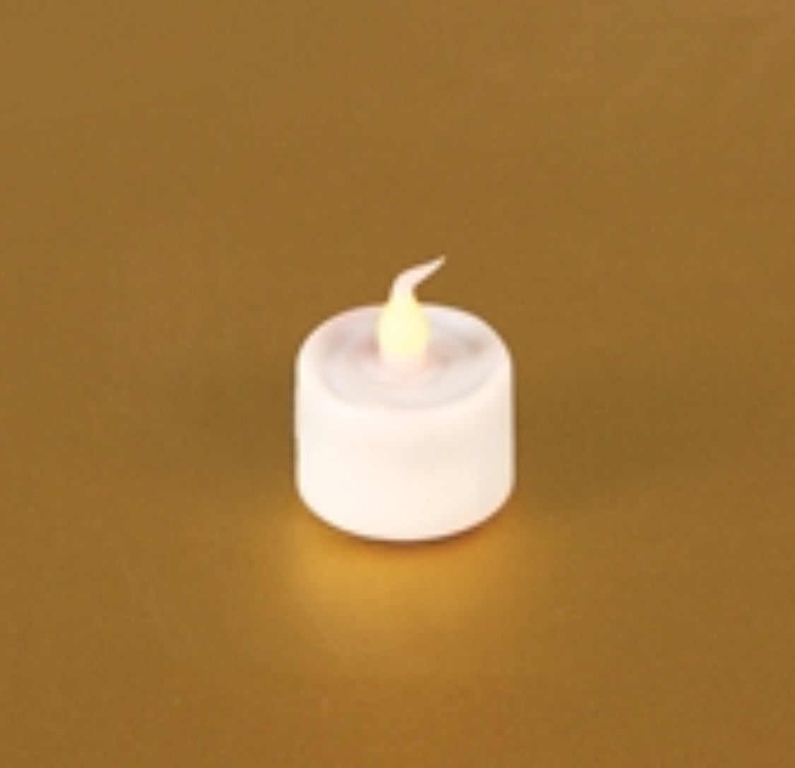 LED Flickering Tea Light w/6 Hr Timer